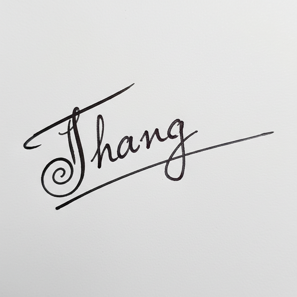 Chữ Ký Mẫu Tên Thắng: Bí Quyết Tạo Dấu Ấn Độc Đáo và May Mắn Mẫu chữ ký tên Thắng số 2