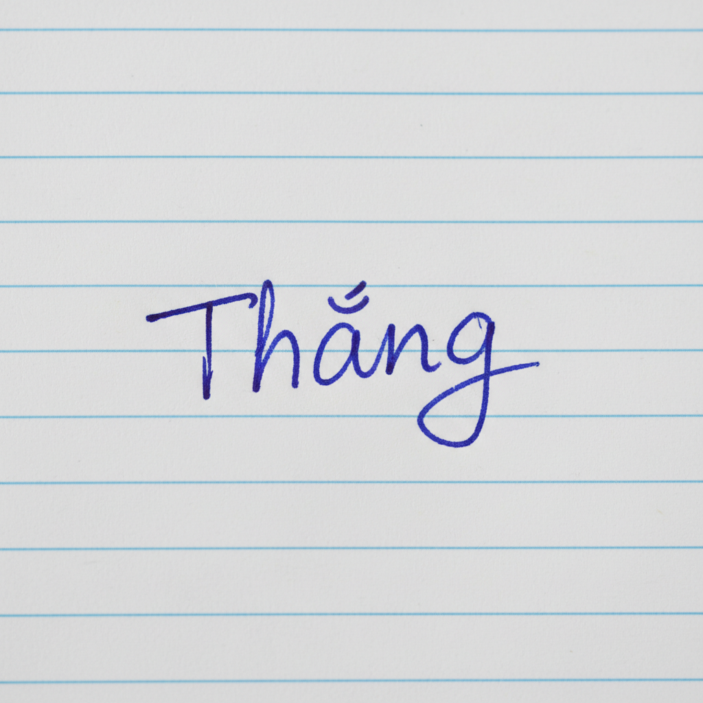 Mẫu chữ ký tên Thắng số 2