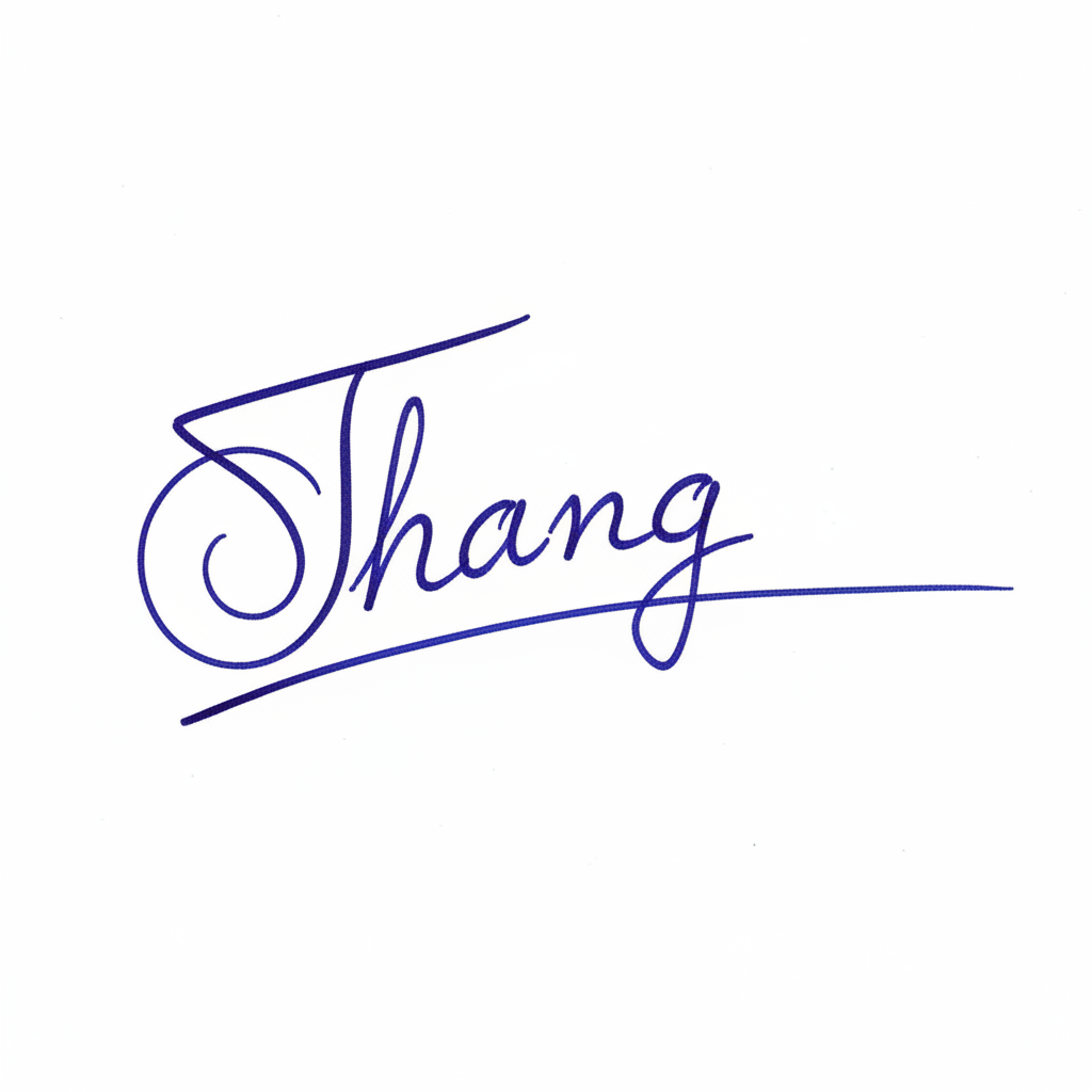 Chữ Ký Mẫu Tên Thắng: Bí Quyết Tạo Dấu Ấn Độc Đáo và May Mắn Mẫu chữ ký tên Thắng số 6