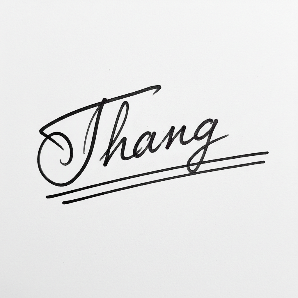 Chữ Ký Mẫu Tên Thắng: Bí Quyết Tạo Dấu Ấn Độc Đáo và May Mắn Mẫu chữ ký tên Thắng số 7