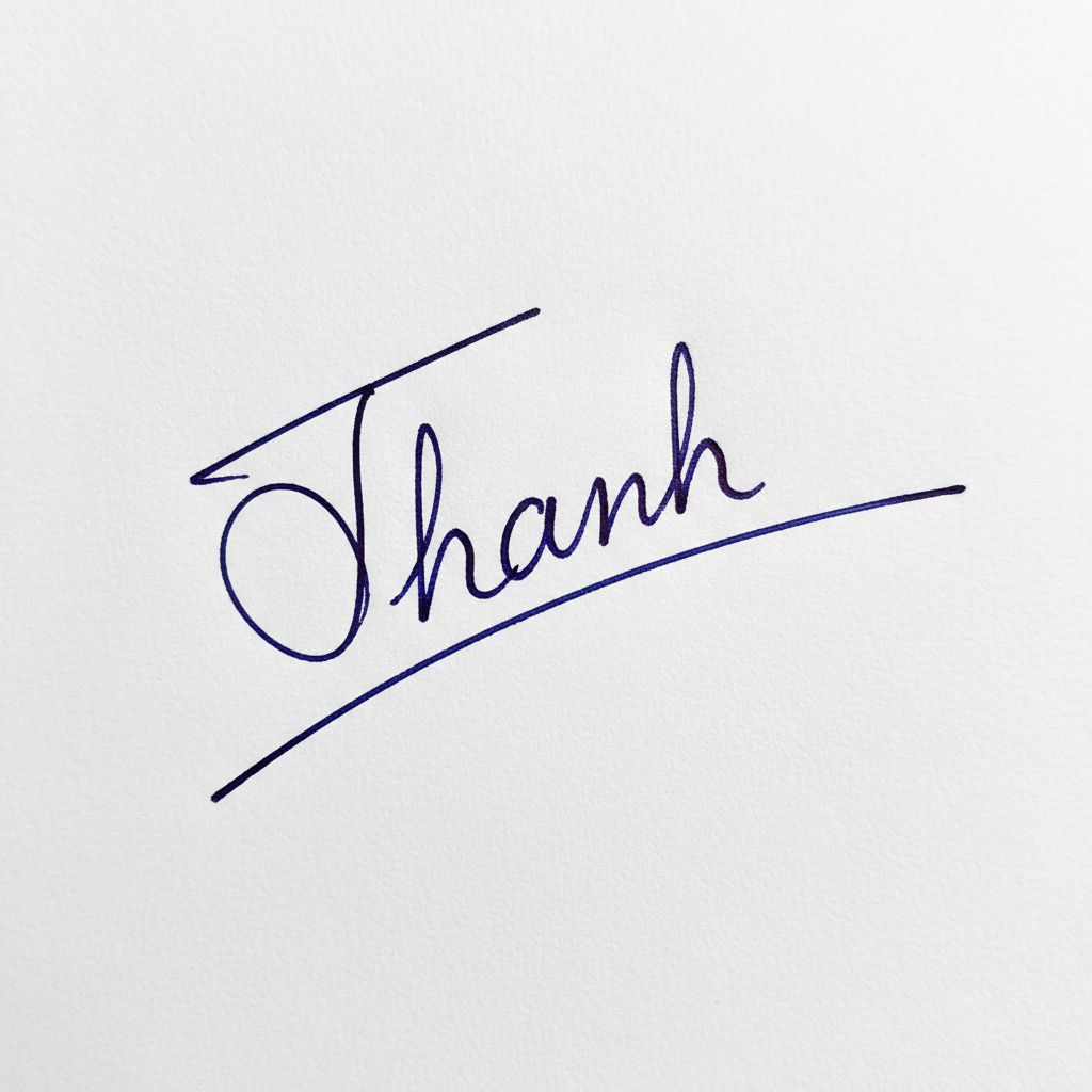 Mẫu chữ ký tên Thanh số 1
