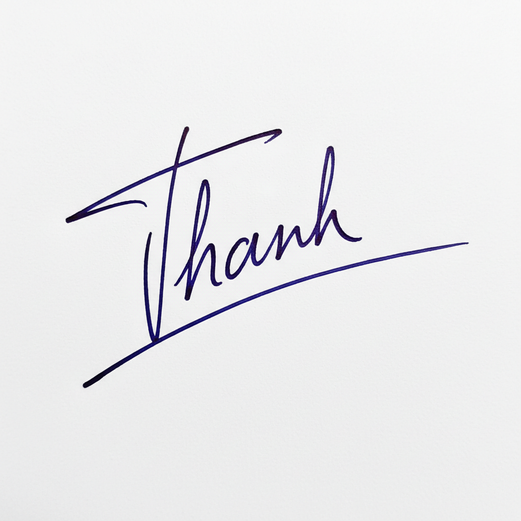 Mẫu chữ ký tên Thanh số 1