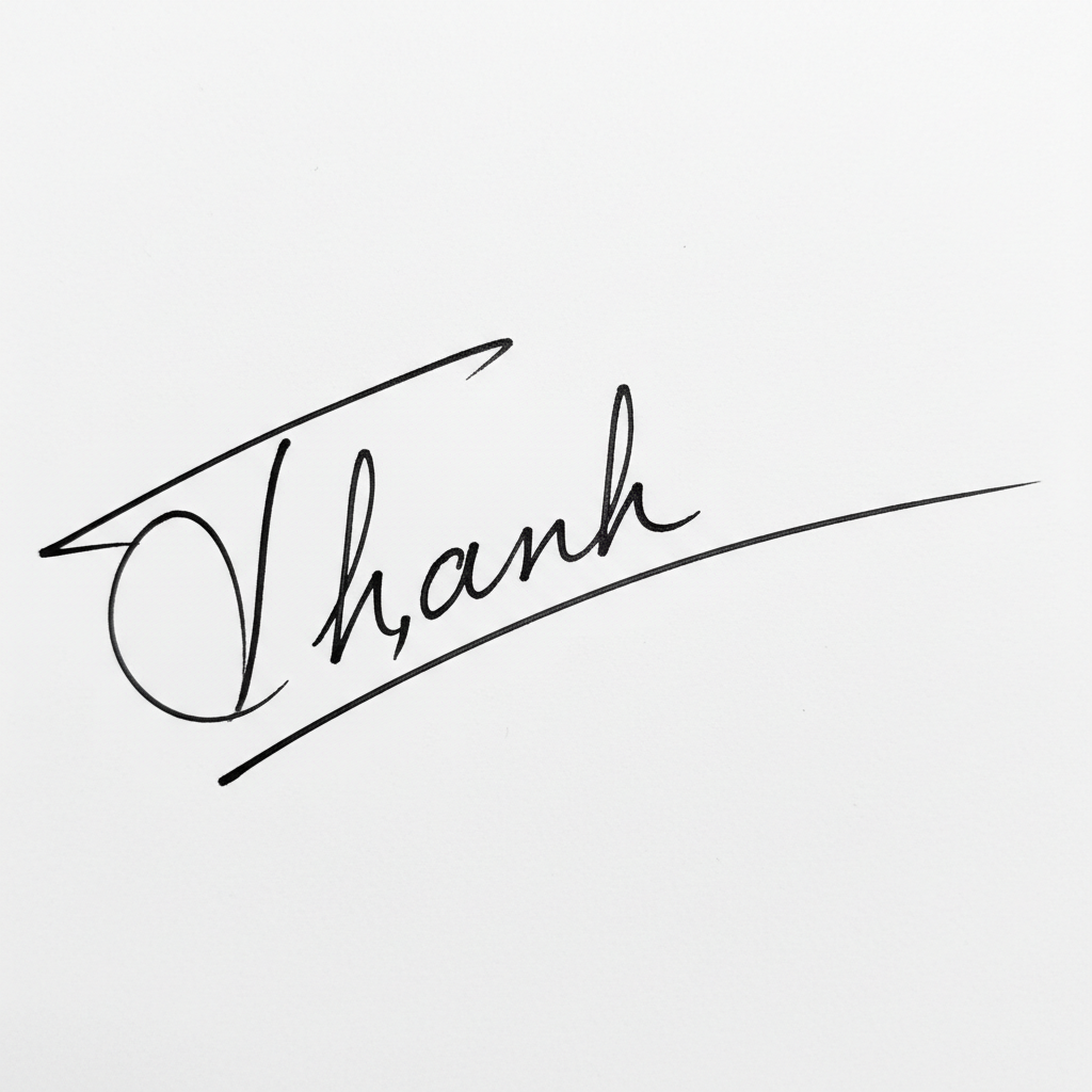 Mẫu chữ ký tên Thanh số 10