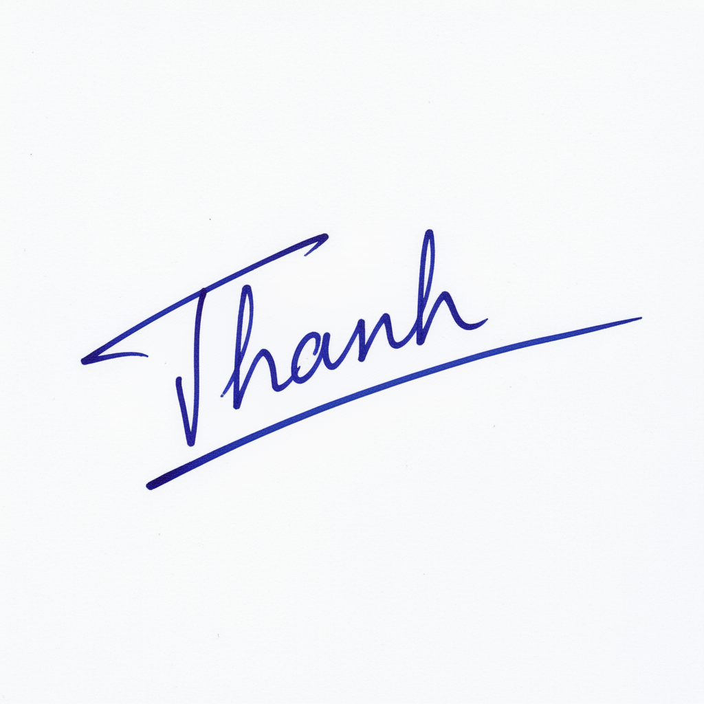 Mẫu chữ ký tên Thanh số 3