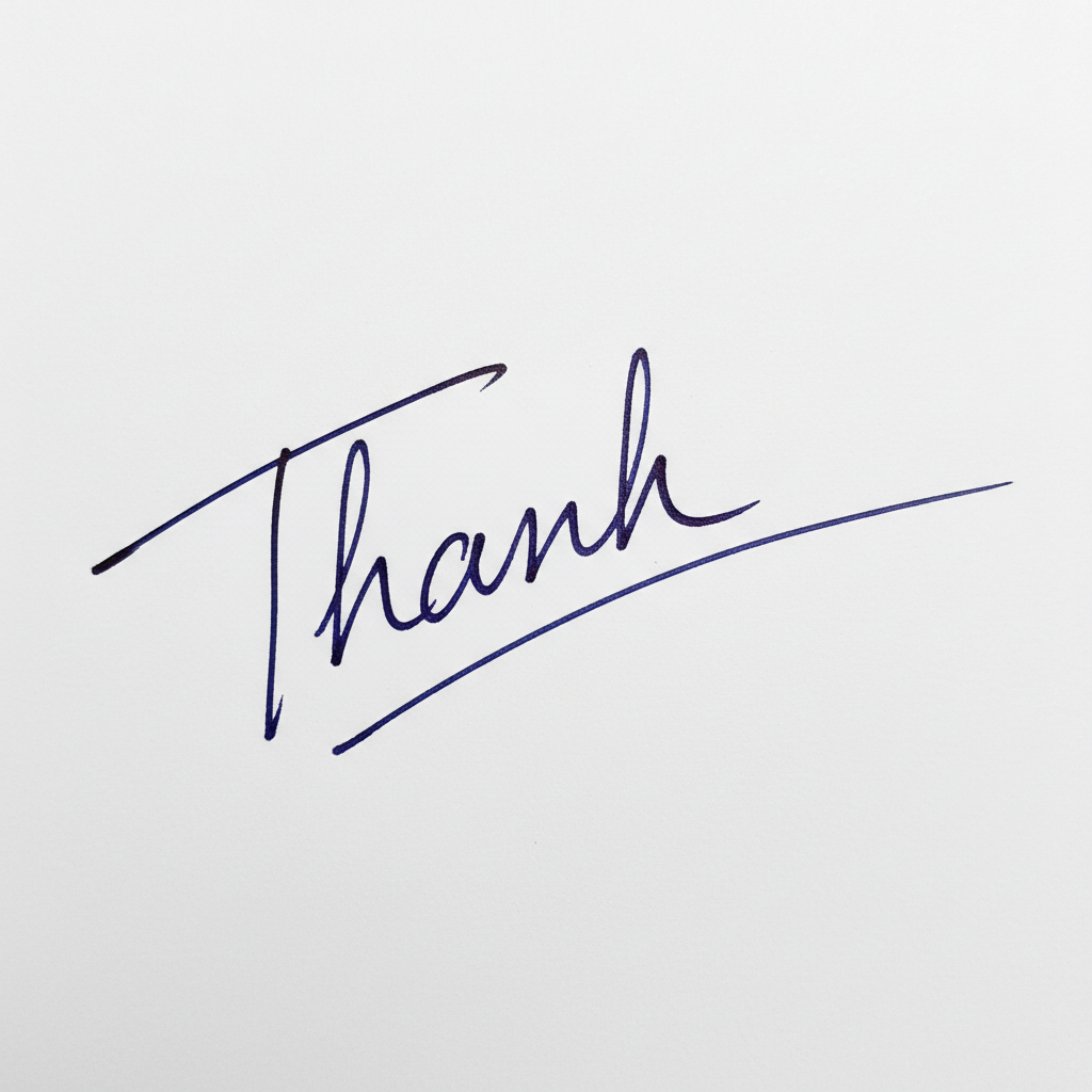 Mẫu chữ ký tên Thanh số 4