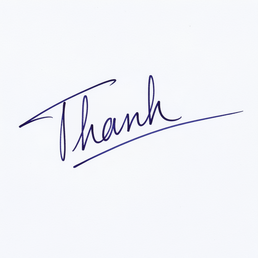 Mẫu chữ ký tên Thanh số 4