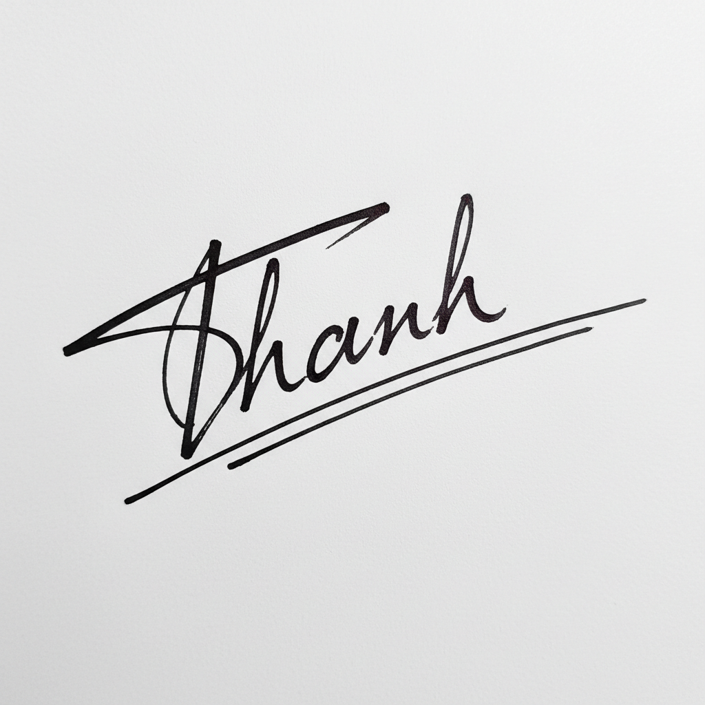 Mẫu chữ ký tên Thanh số 7