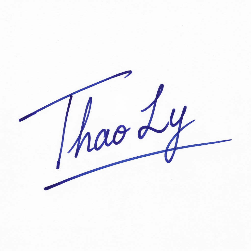 Mẫu chữ ký tên Thảo Ly số 3