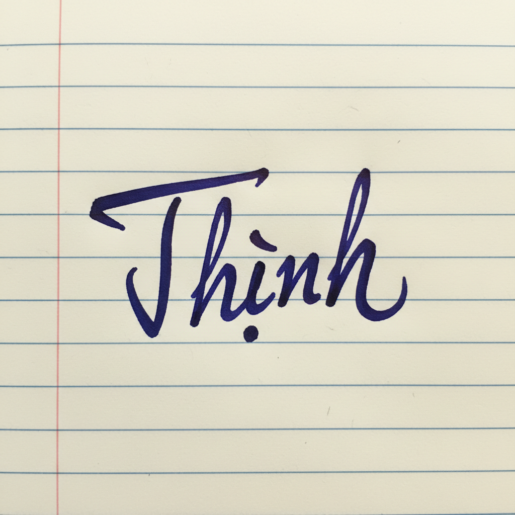 Mẫu chữ ký tên Thịnh số 2