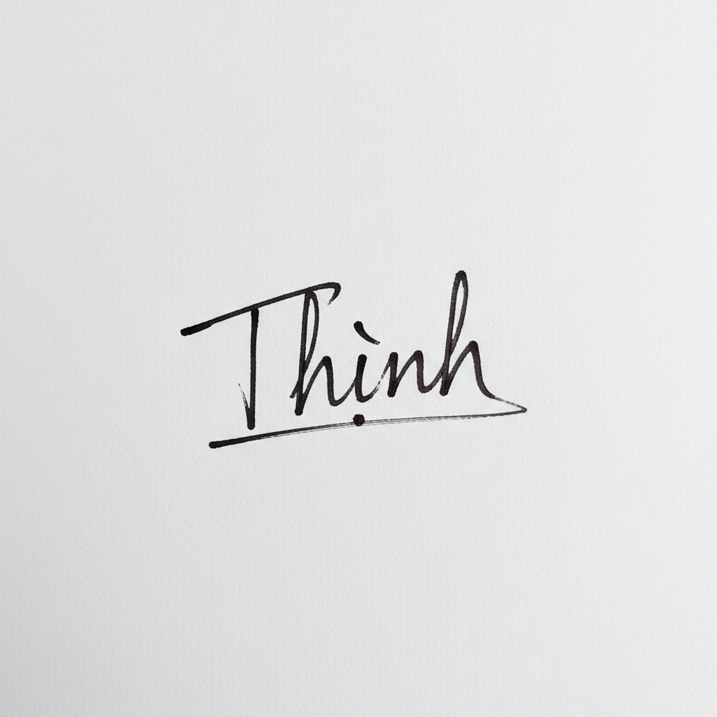 Mẫu chữ ký tên Thịnh số 4