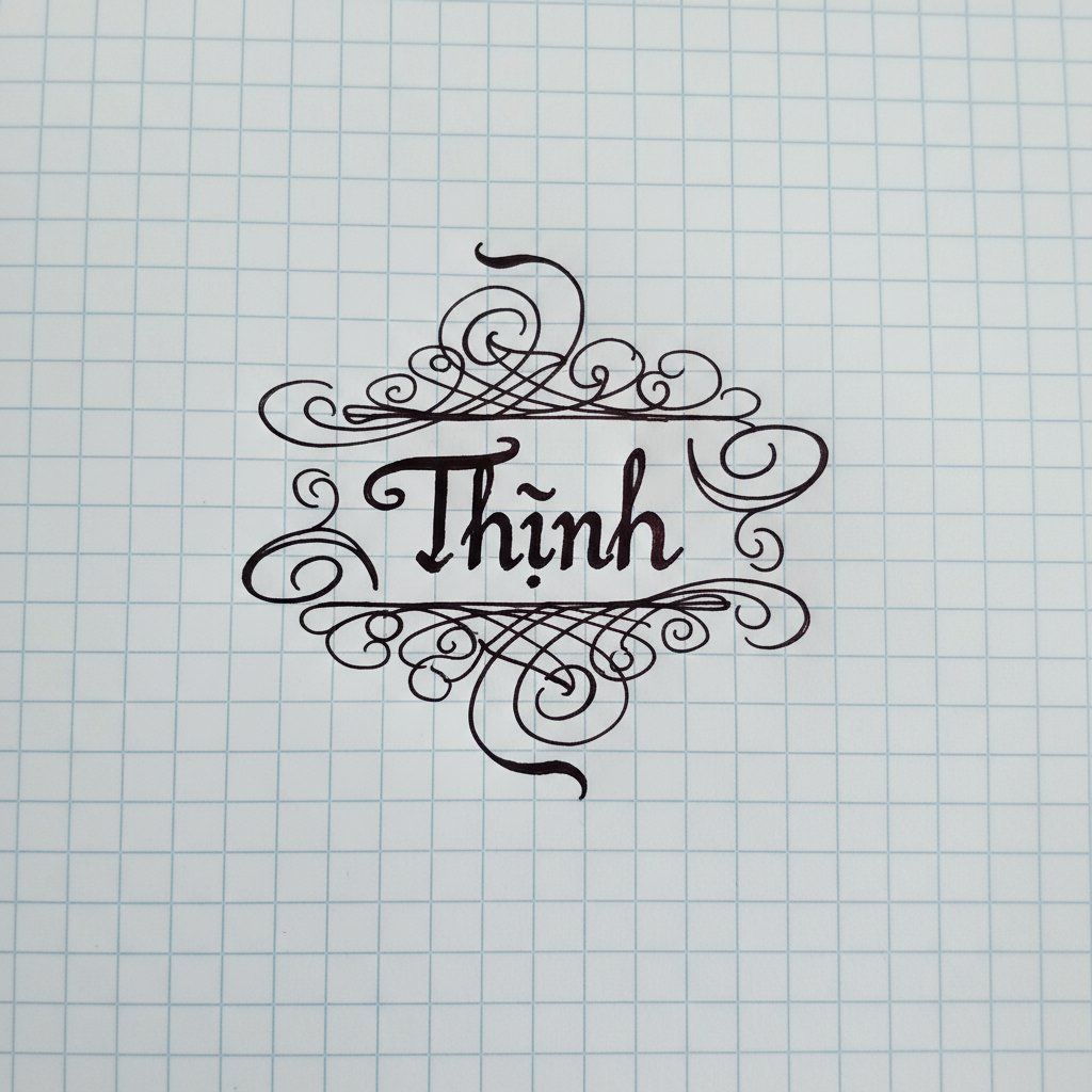Mẫu chữ ký tên Thịnh số 8
