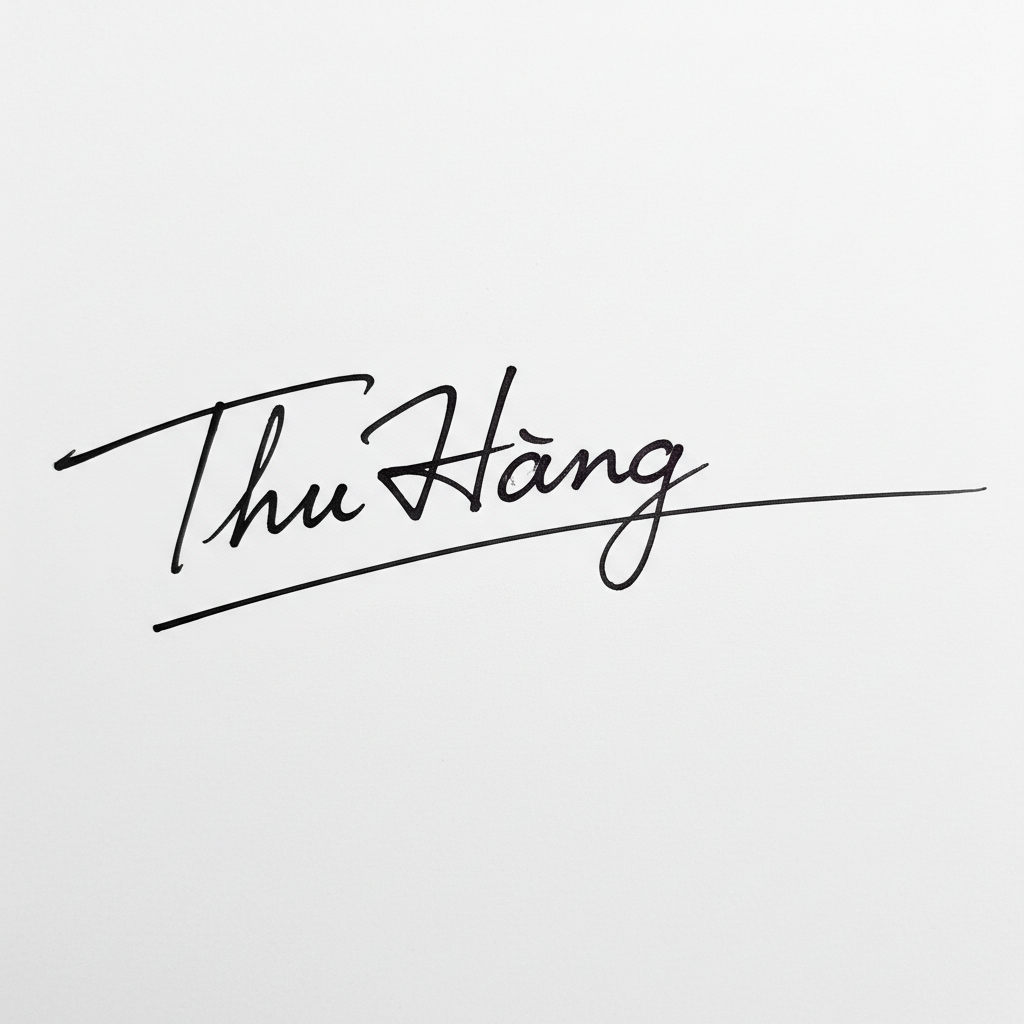 Chữ Ký Tên Thu Hằng: Bí Quyết Tạo Dấu Ấn Độc Đáo, Hút Tài Lộc Mẫu chữ ký tên Thu Hằng số 10