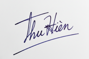Mẫu chữ ký tên Thu Hiền số 1