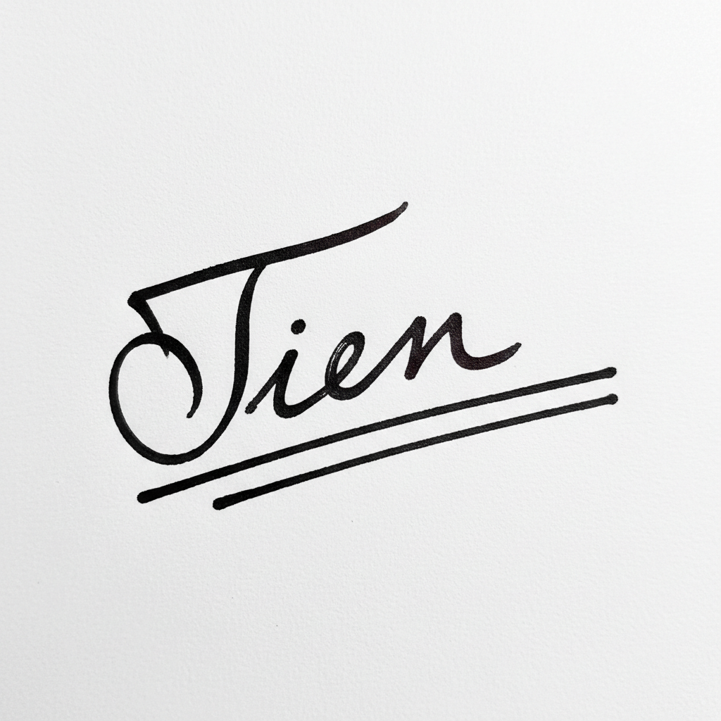Chữ Ký Mẫu Tên Tiến: Bí Quyết Tạo Dấu Ấn Độc Đáo và Thu Hút Vận May Mẫu chữ ký tên Tiến số 7