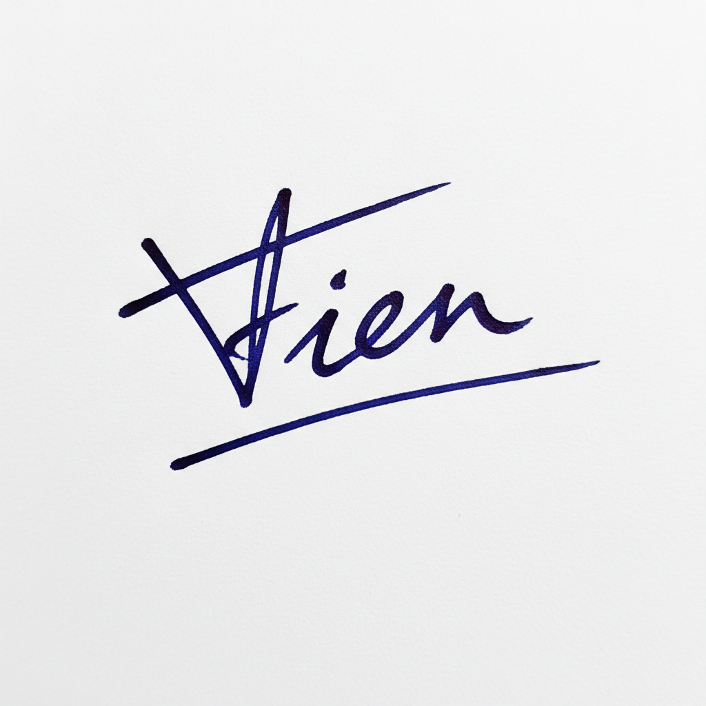Chữ Ký Mẫu Tên Tiến: Bí Quyết Tạo Dấu Ấn Độc Đáo và Thu Hút Vận May Mẫu chữ ký tên Tiến số 9