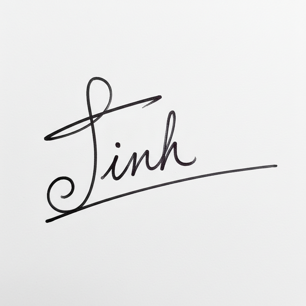 Mẫu chữ ký tên Tình số 2