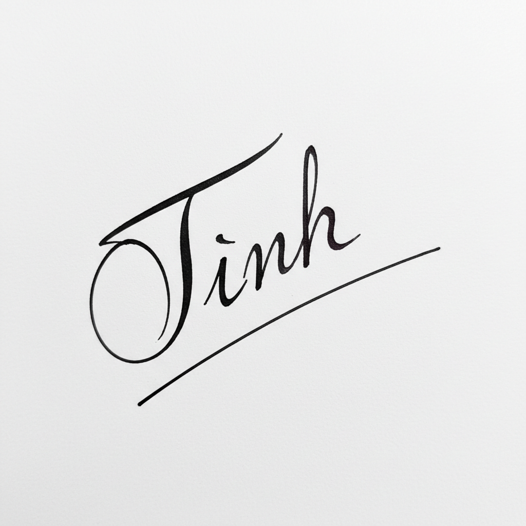 Mẫu chữ ký tên Tình số 5