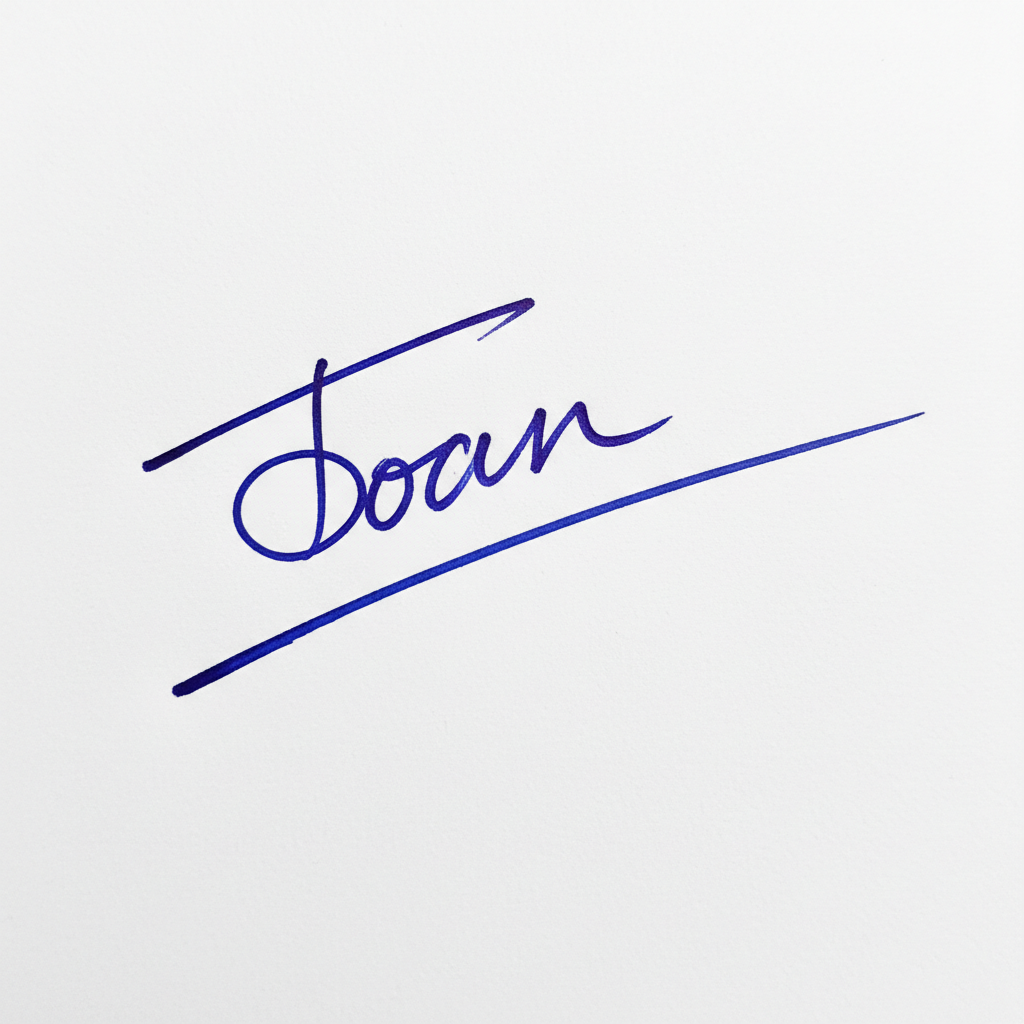 Mẫu chữ ký tên Toàn số 3