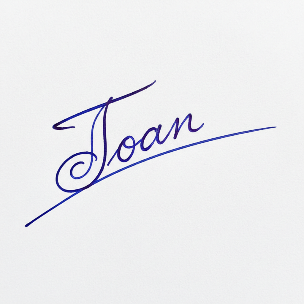 Mẫu chữ ký tên Toàn số 6