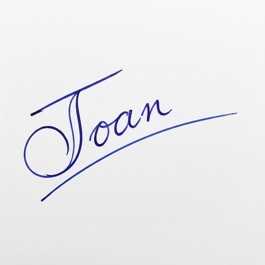 Mẫu chữ ký tên Toàn số 6