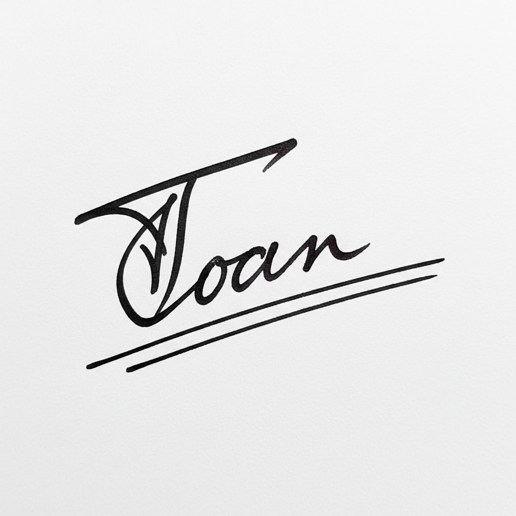 Mẫu chữ ký tên Toàn số 7