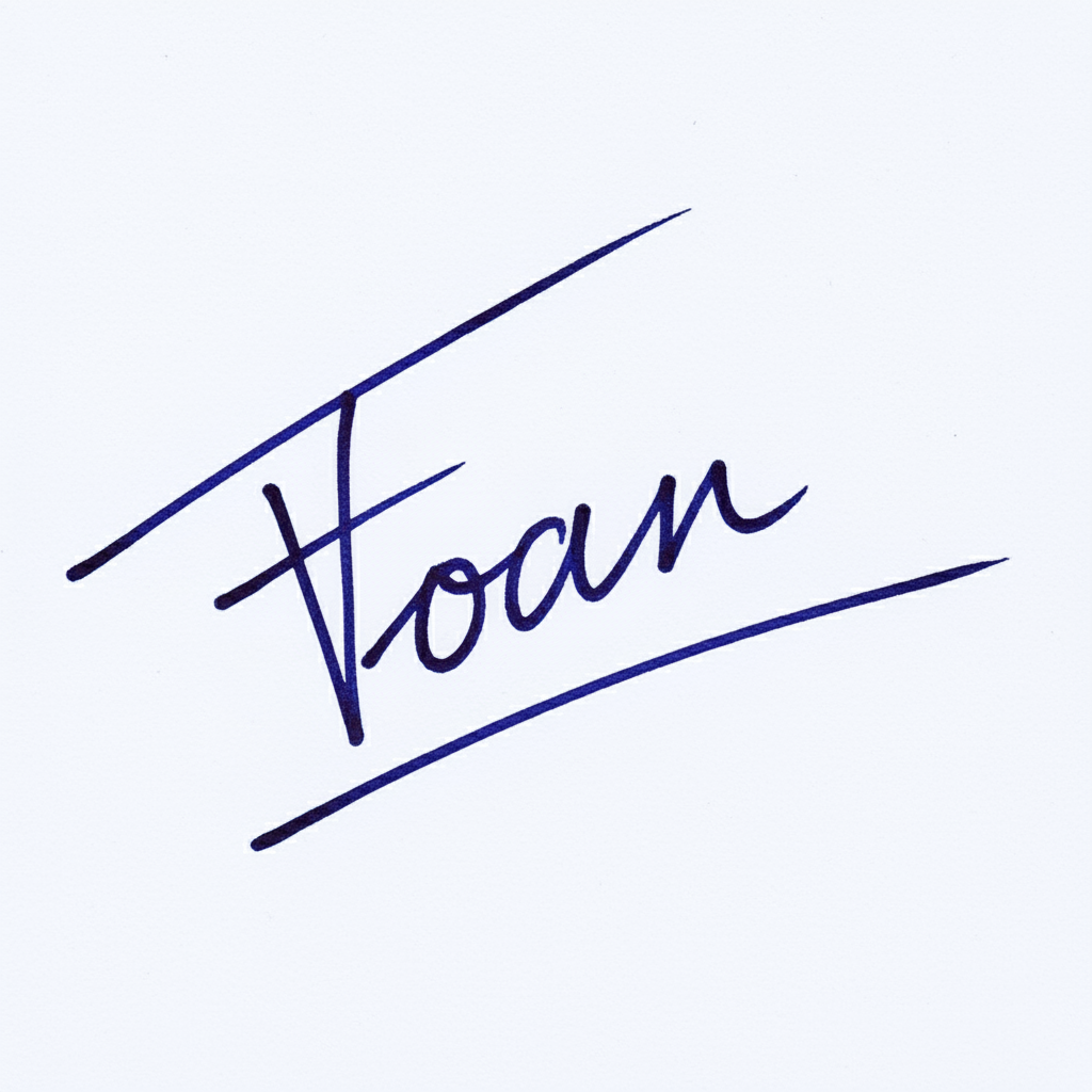 Mẫu chữ ký tên Toàn số 9