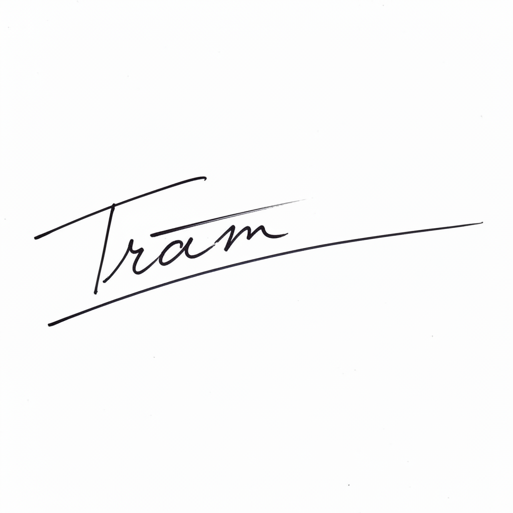 Chữ Ký Đẹp Tên Trâm: Dấu Ấn Cá Nhân Thể Hiện Phong Cách & May Mắn Mẫu chữ ký tên Trâm số 10