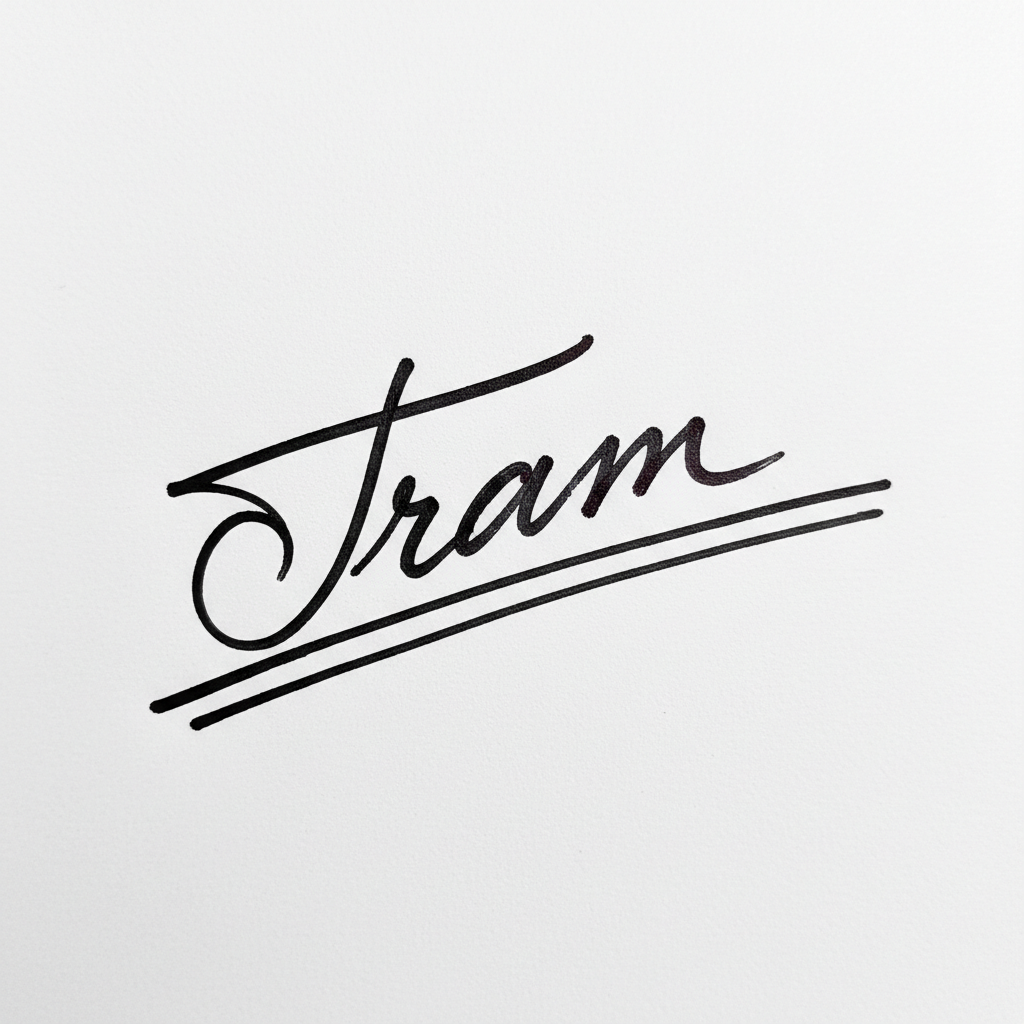 Chữ Ký Đẹp Tên Trâm: Dấu Ấn Cá Nhân Thể Hiện Phong Cách & May Mắn Mẫu chữ ký tên Trâm số 7