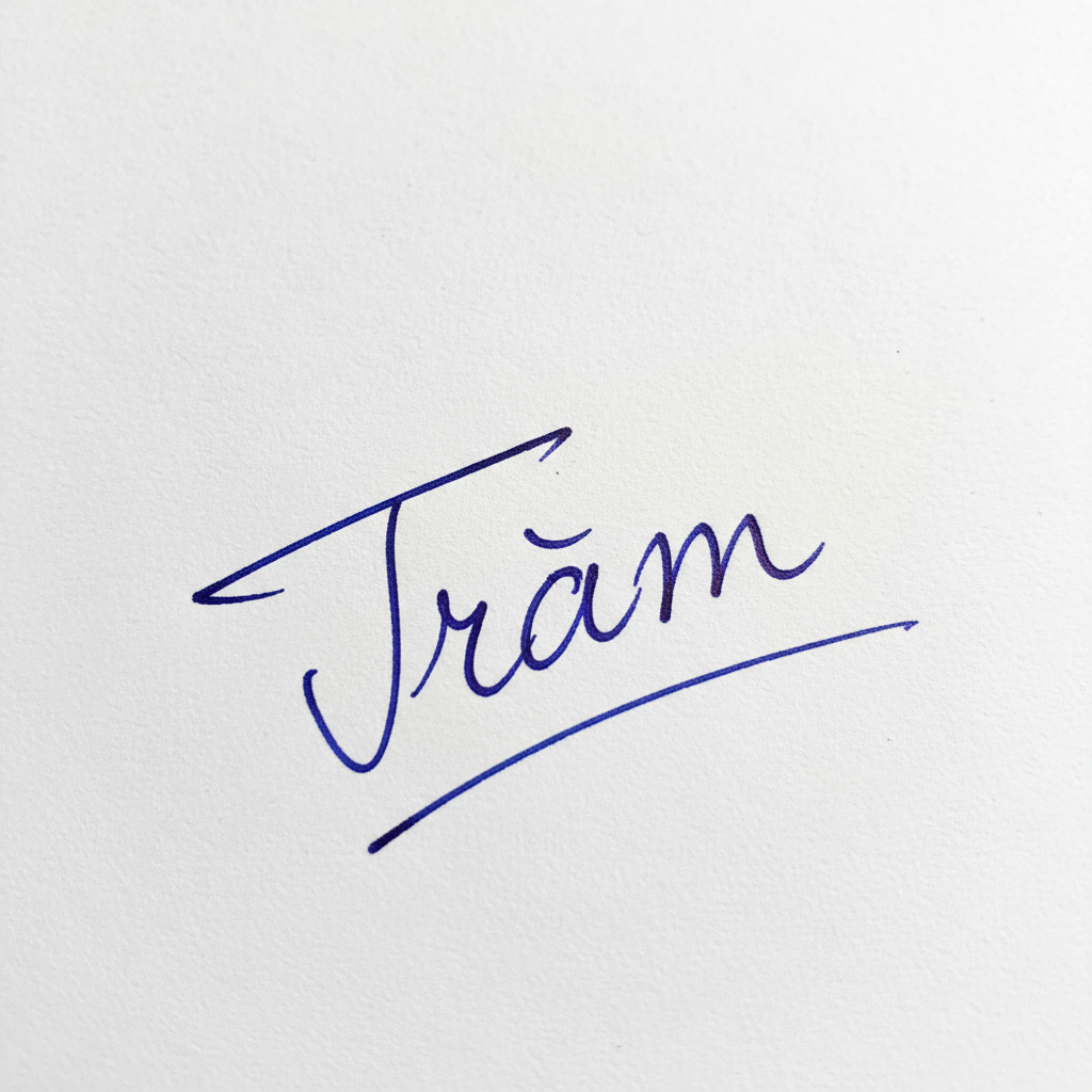 Chữ Ký Đẹp Tên Trâm: Dấu Ấn Cá Nhân Thể Hiện Phong Cách & May Mắn Mẫu chữ ký tên Trâm số 8