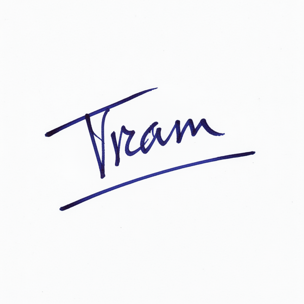 Chữ Ký Đẹp Tên Trâm: Dấu Ấn Cá Nhân Thể Hiện Phong Cách & May Mắn Mẫu chữ ký tên Trâm số 9