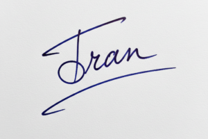 Mẫu chữ ký tên Trân số 1