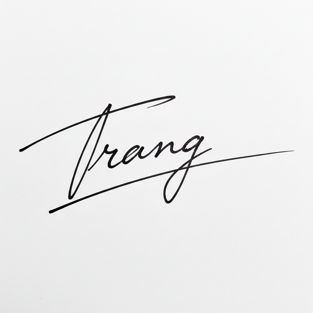 Mẫu chữ ký tên Trang số 10