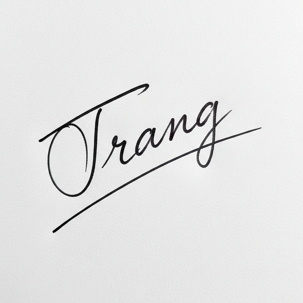 Mẫu chữ ký tên Trang số 5