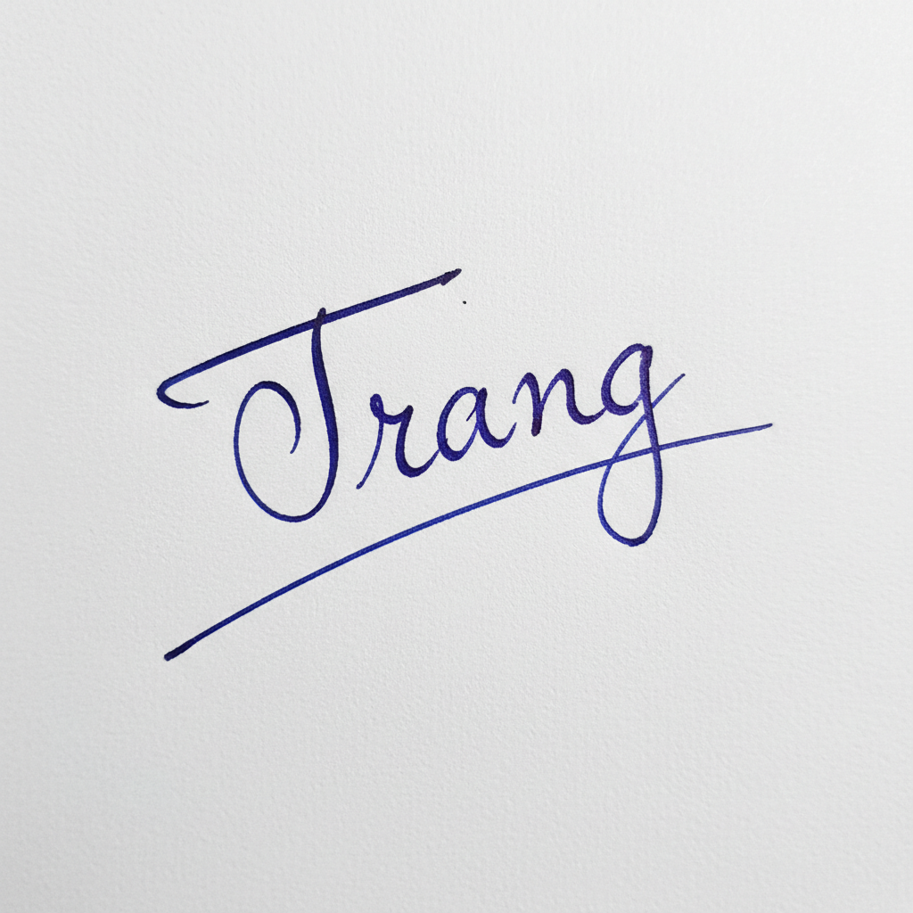 Mẫu chữ ký tên Trang số 8