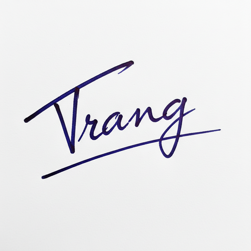 Mẫu chữ ký tên Trang số 9