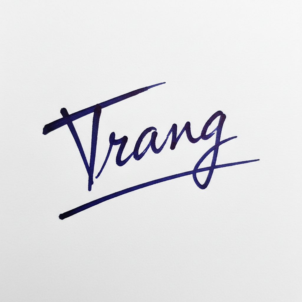 Mẫu chữ ký tên Trang số 9