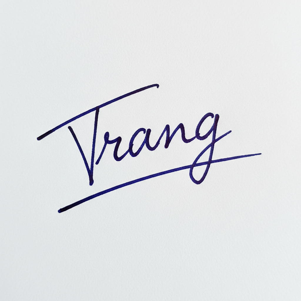 Mẫu chữ ký tên Trang số 9