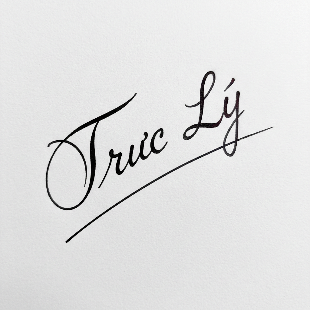 Mẫu chữ ký tên Trúc Ly số 5