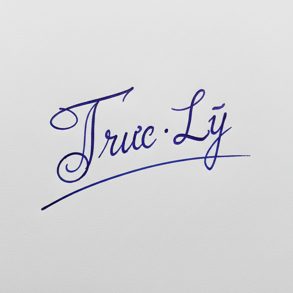 Mẫu chữ ký tên Trúc Ly số 6