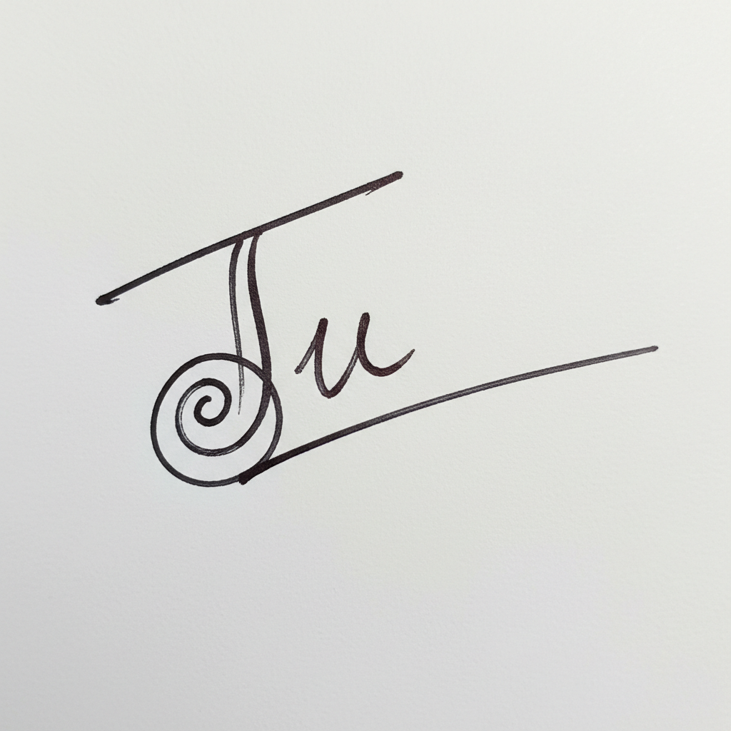 Mẫu chữ ký tên Tú số 2