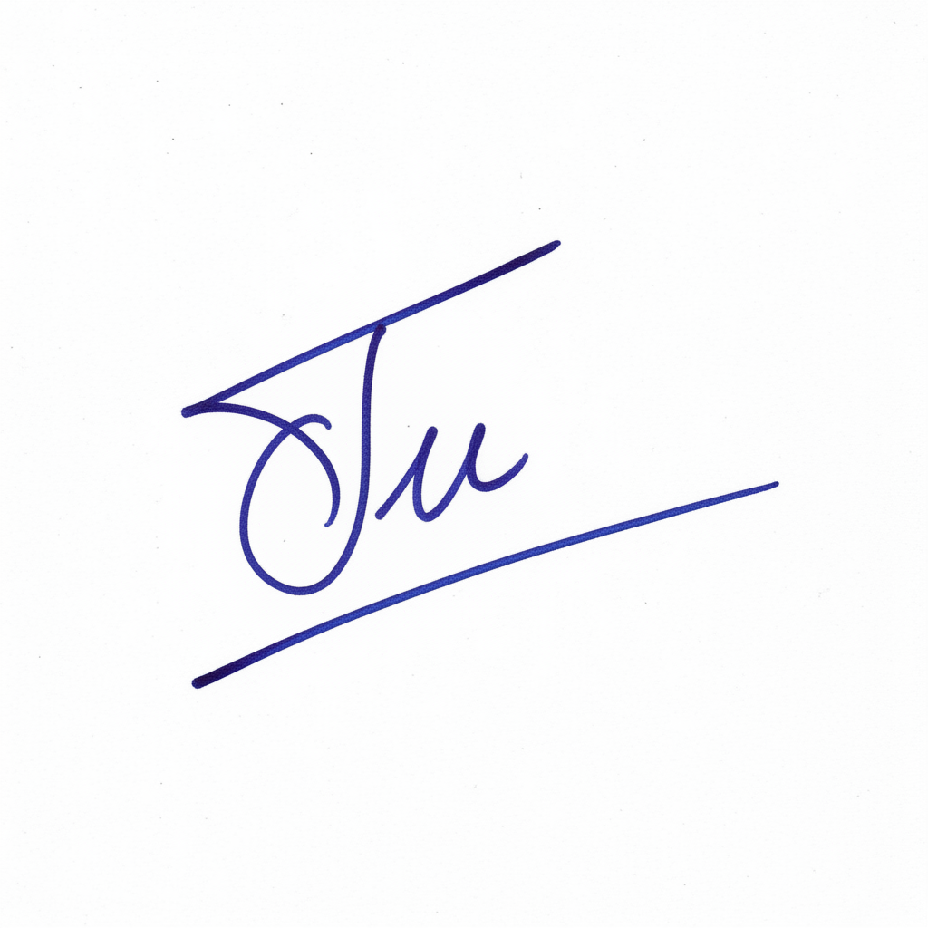 Mẫu chữ ký tên Tú số 3