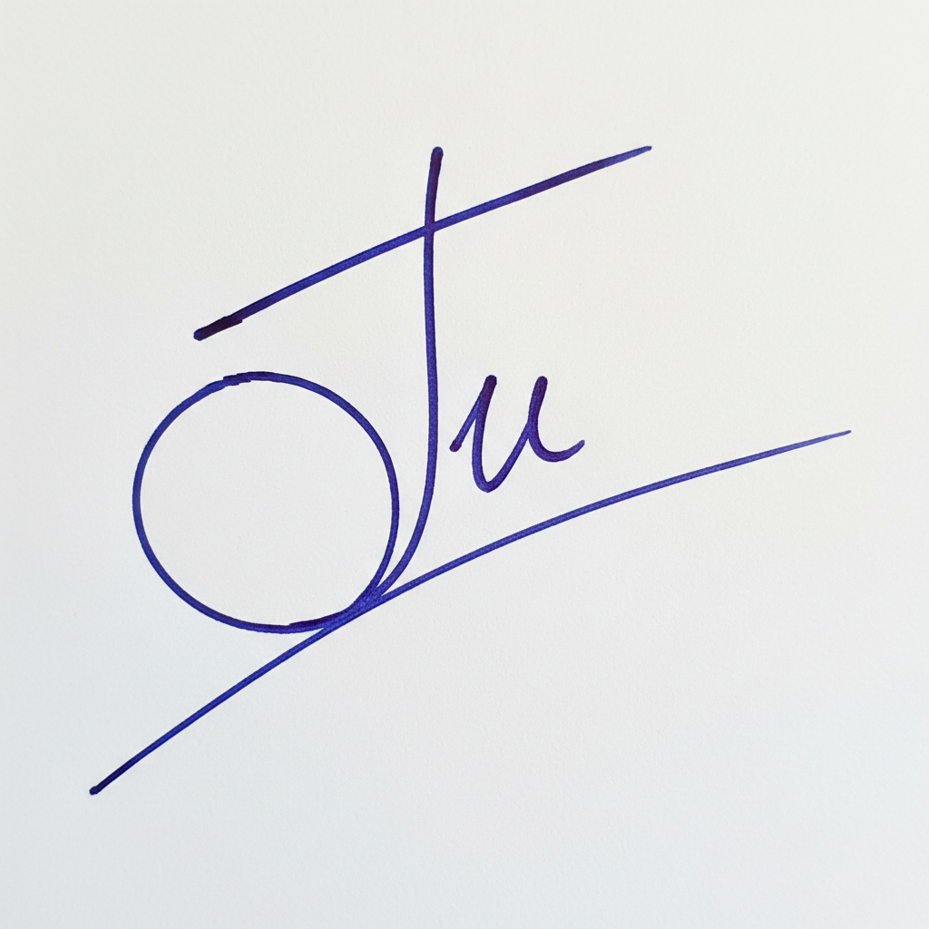 Mẫu chữ ký tên Tú số 6