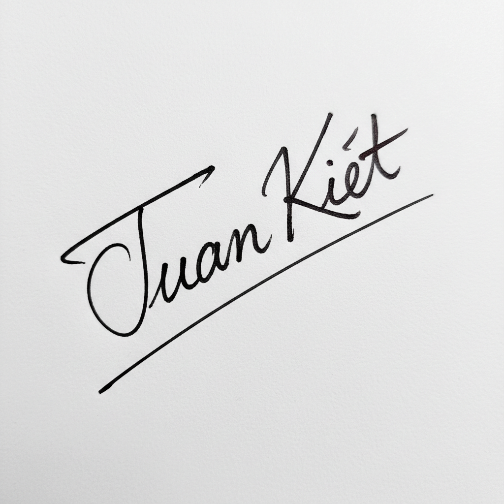 Chữ Ký Tên Tuấn Kiệt: Kiến Tạo Dấu Ấn Cá Nhân Đầy Phong Cách Và Tài Lộc Mẫu chữ ký tên Tuấn Kiệt số 5