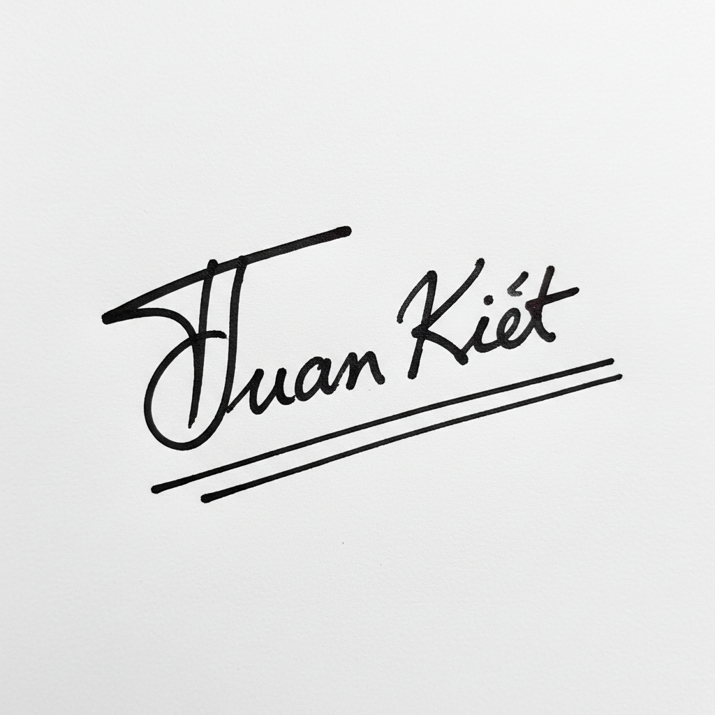 Chữ Ký Tên Tuấn Kiệt: Kiến Tạo Dấu Ấn Cá Nhân Đầy Phong Cách Và Tài Lộc Mẫu chữ ký tên Tuấn Kiệt số 7