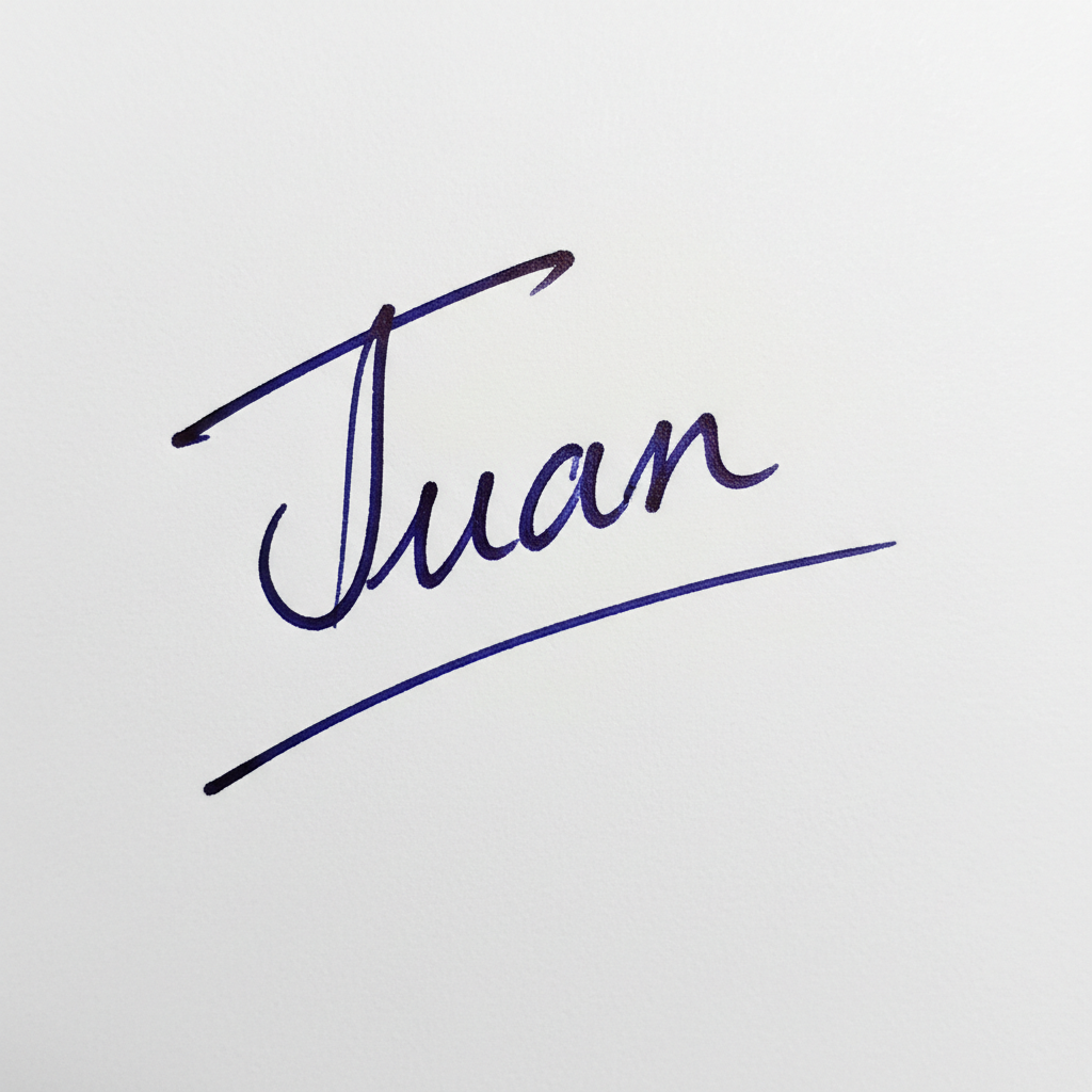 Mẫu chữ ký tên Tuấn số 1