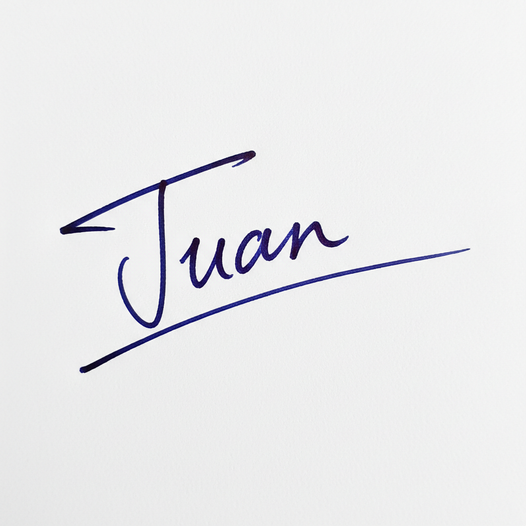 Mẫu chữ ký tên Tuấn số 1