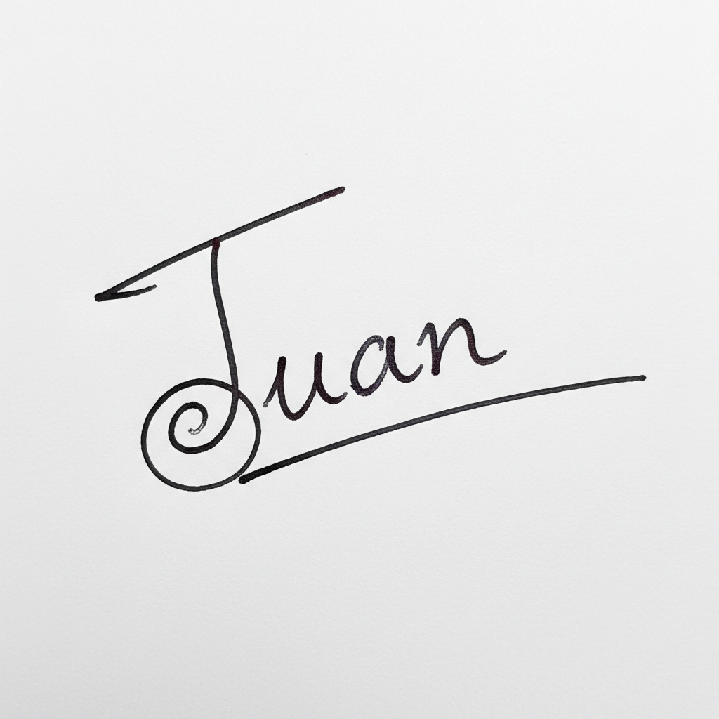 Mẫu chữ ký tên Tuấn số 2