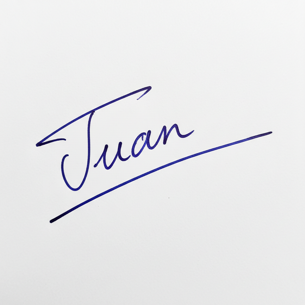 Mẫu chữ ký tên Tuấn số 3