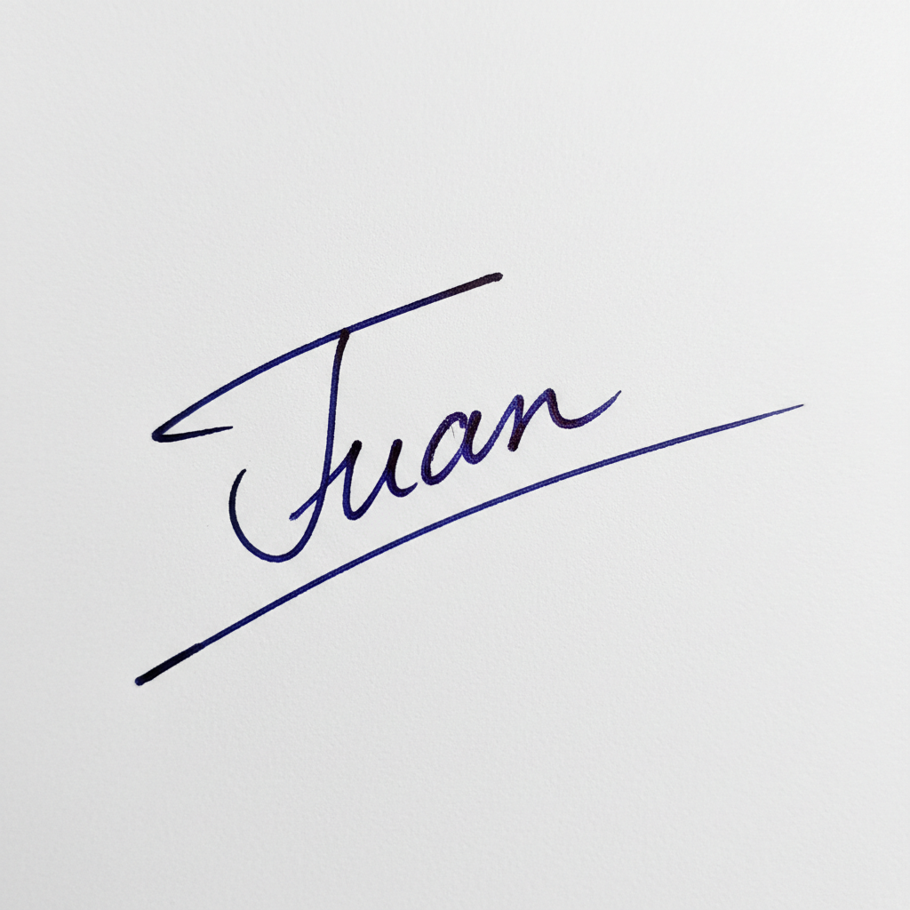 Mẫu chữ ký tên Tuấn số 4