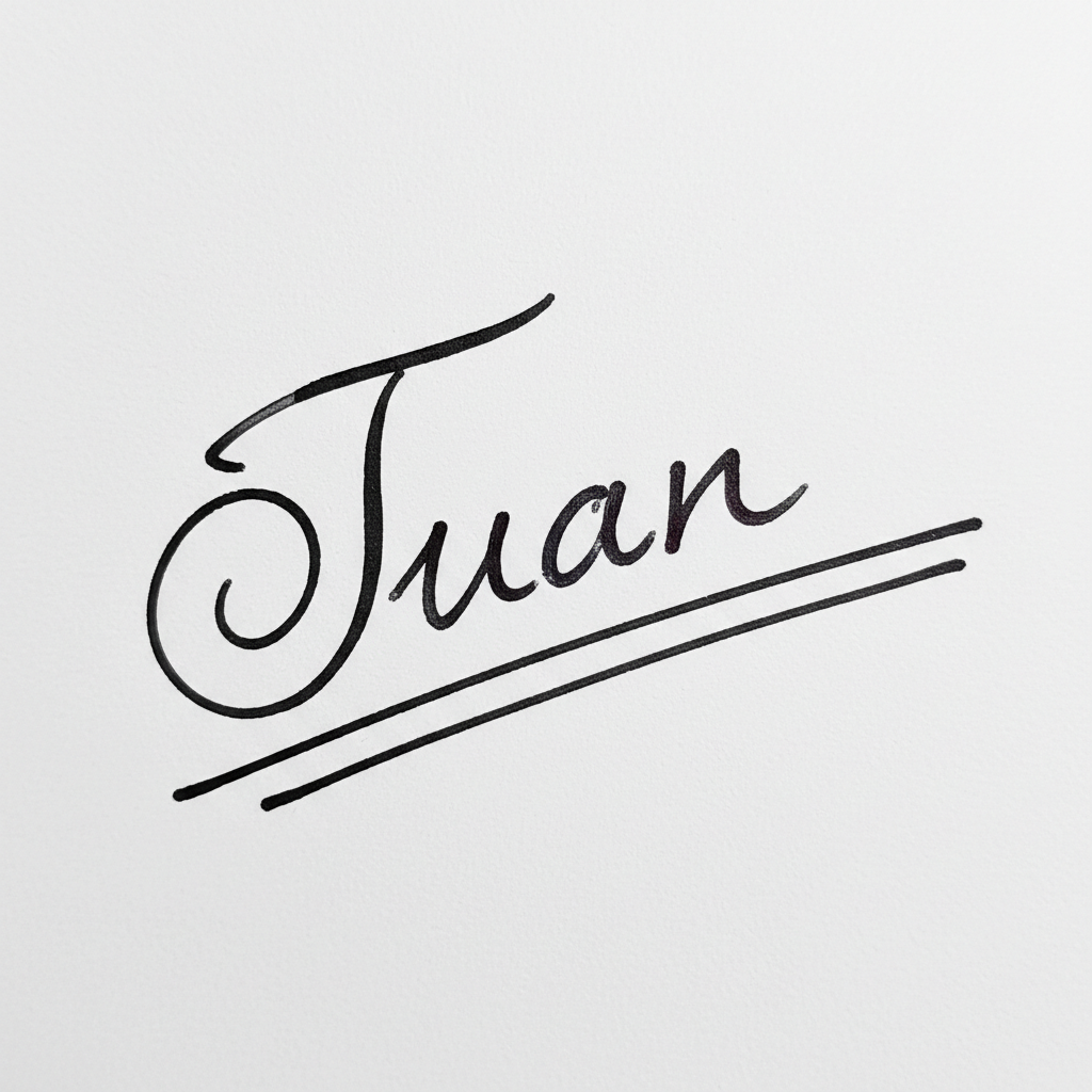 Mẫu chữ ký tên Tuấn số 7